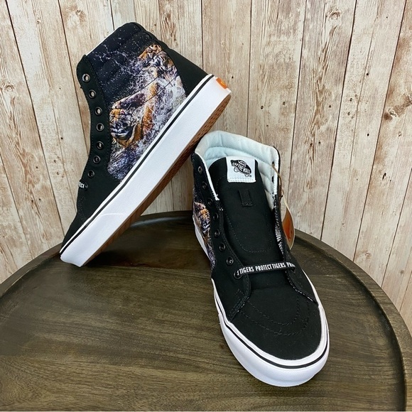 Vans x Discovery Sk8-Hi Project Cat Comfycush High Top Sneakers Size 10 Women - Picture 2 of 15